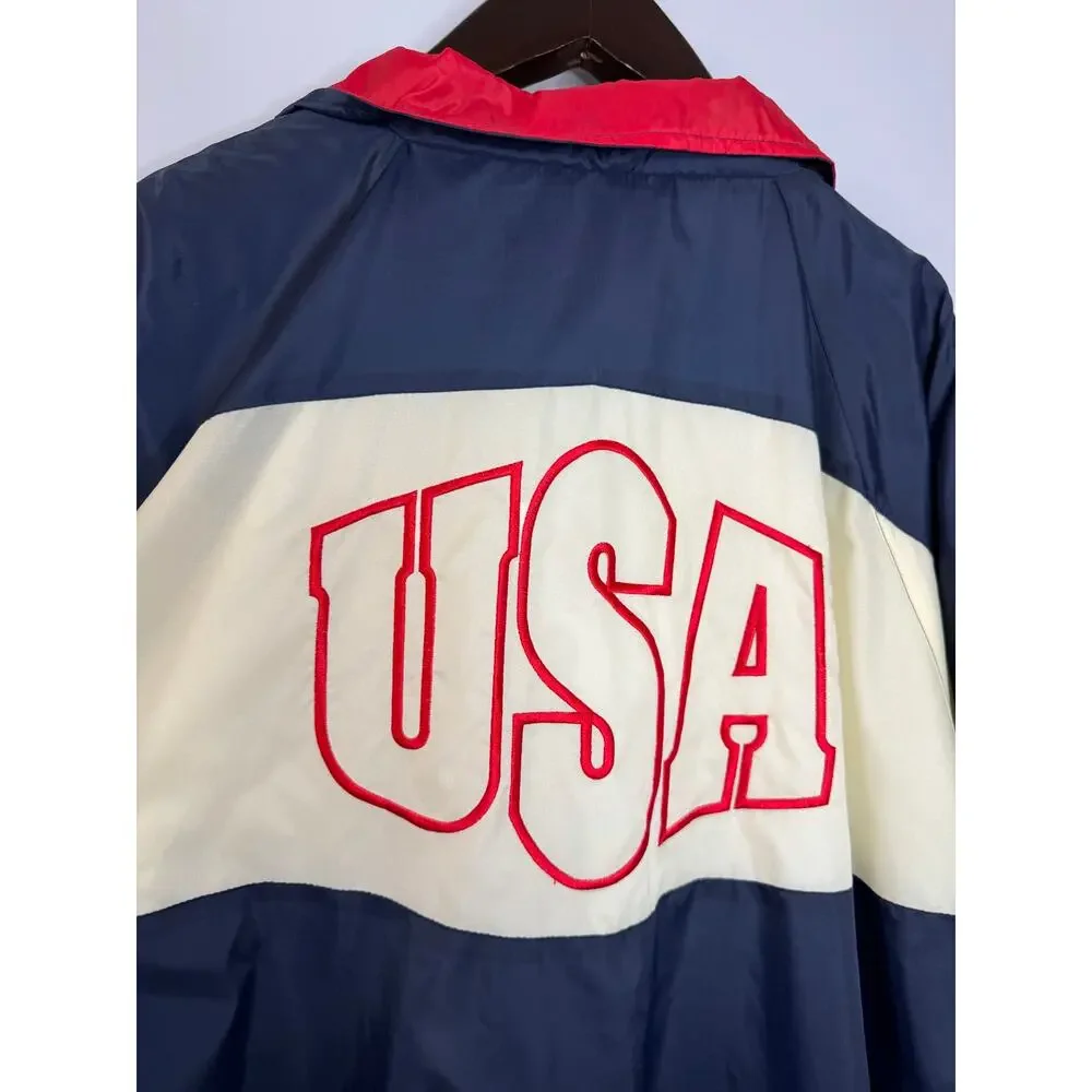 Vintage Atlanta 1996 USA Olympics Windbreaker Jacket Track Mens L